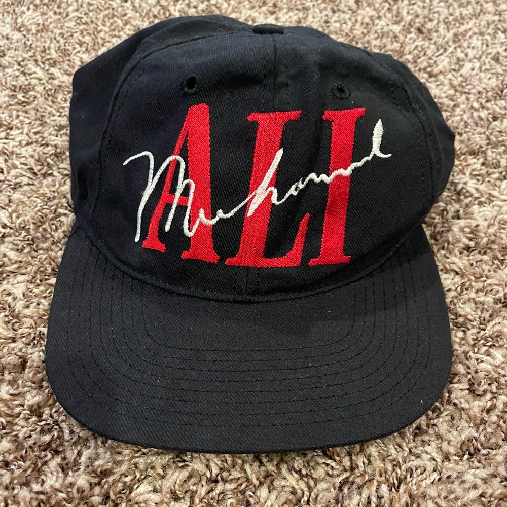 Vintage Muhammad Ali Boxing I am The Greatest Snapback Hat Made in USA Nutmeg